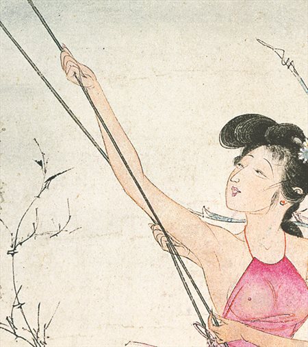 青川县-胡也佛的仕女画和最知名的金瓶梅秘戏图
